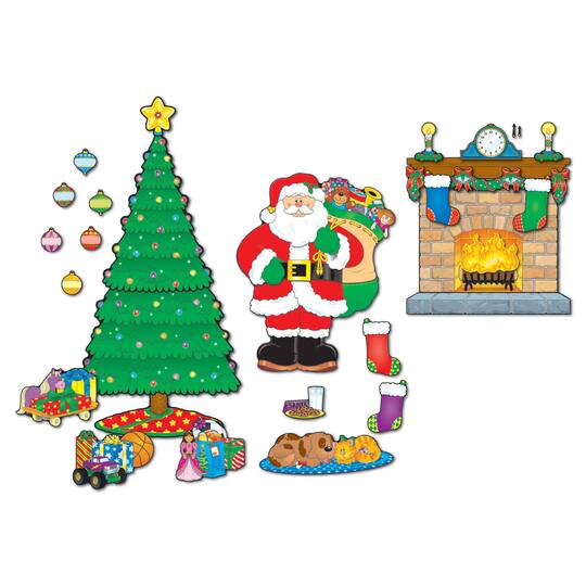 Christmas Scene Bulletin Board Set